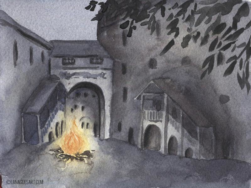 Tutorial: Castle at Night